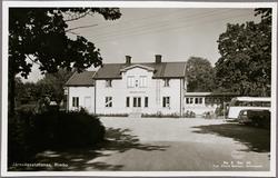 Vägsida av Rimbo station.