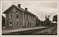 Järnvägsstationen Länna Bruk.
