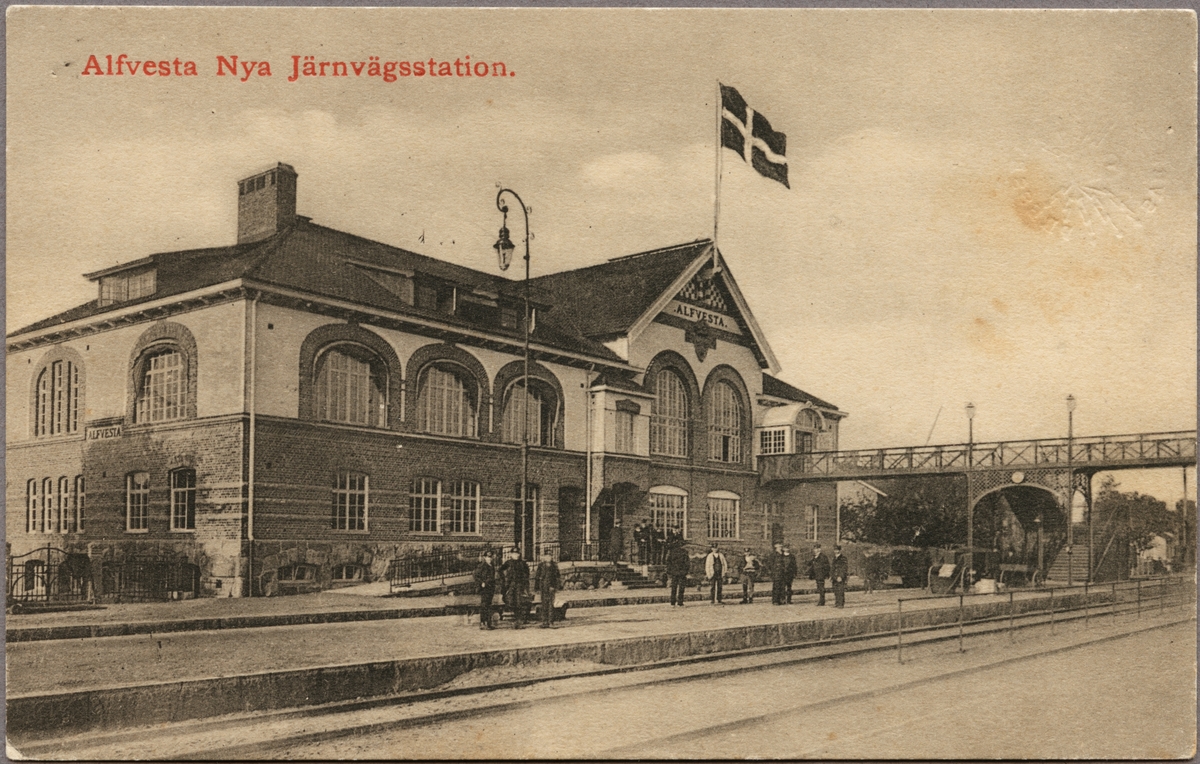 Alvesta järnvägsstation.