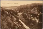 Parti från Munkedal, med järnvägsbron över Örekilsälven, på bandelen Uddevalla-Dingle.