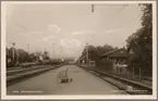 Järnvägsstationen i Valla.