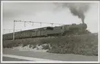 Ånglok i 4700 serien på linjen mellan Amsterdam och Amersfoort.