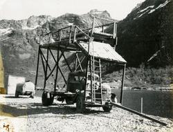 Fjellrensk i Rørvikskaret tunnel i 1970-1973