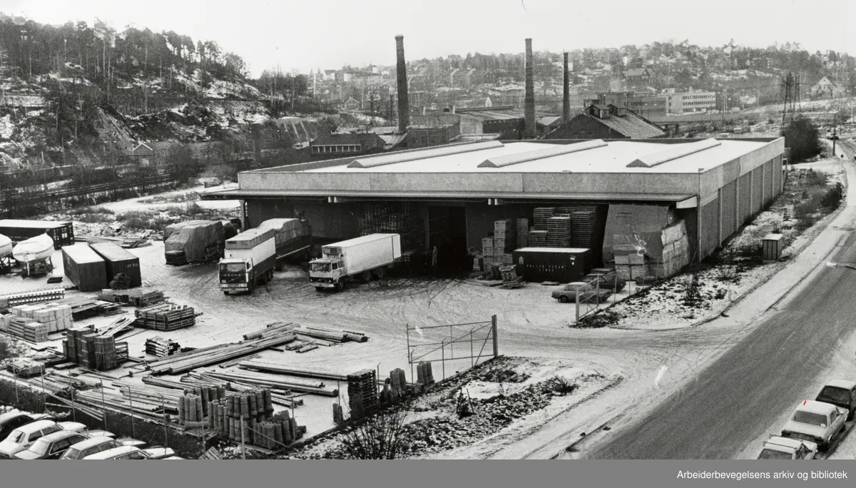 Bryn: Havnelageret. Nils Hansens vei 4. Desember 1980