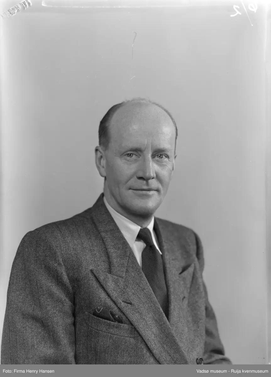 Portrett av Carl Brammer Esbensen, Vadsø 8.7.1952
