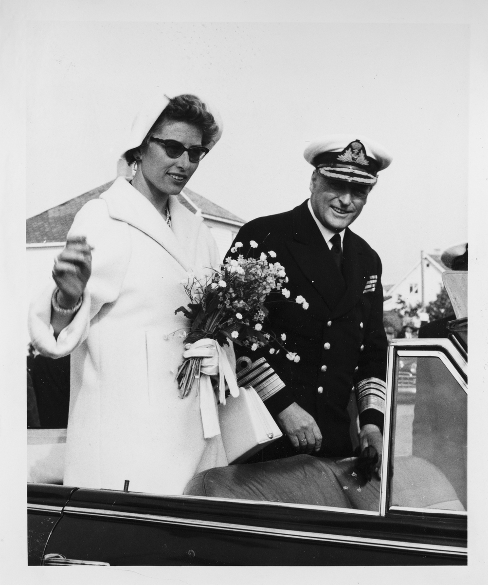 Kong Olav V.s signingsferd 27. juni 1958.