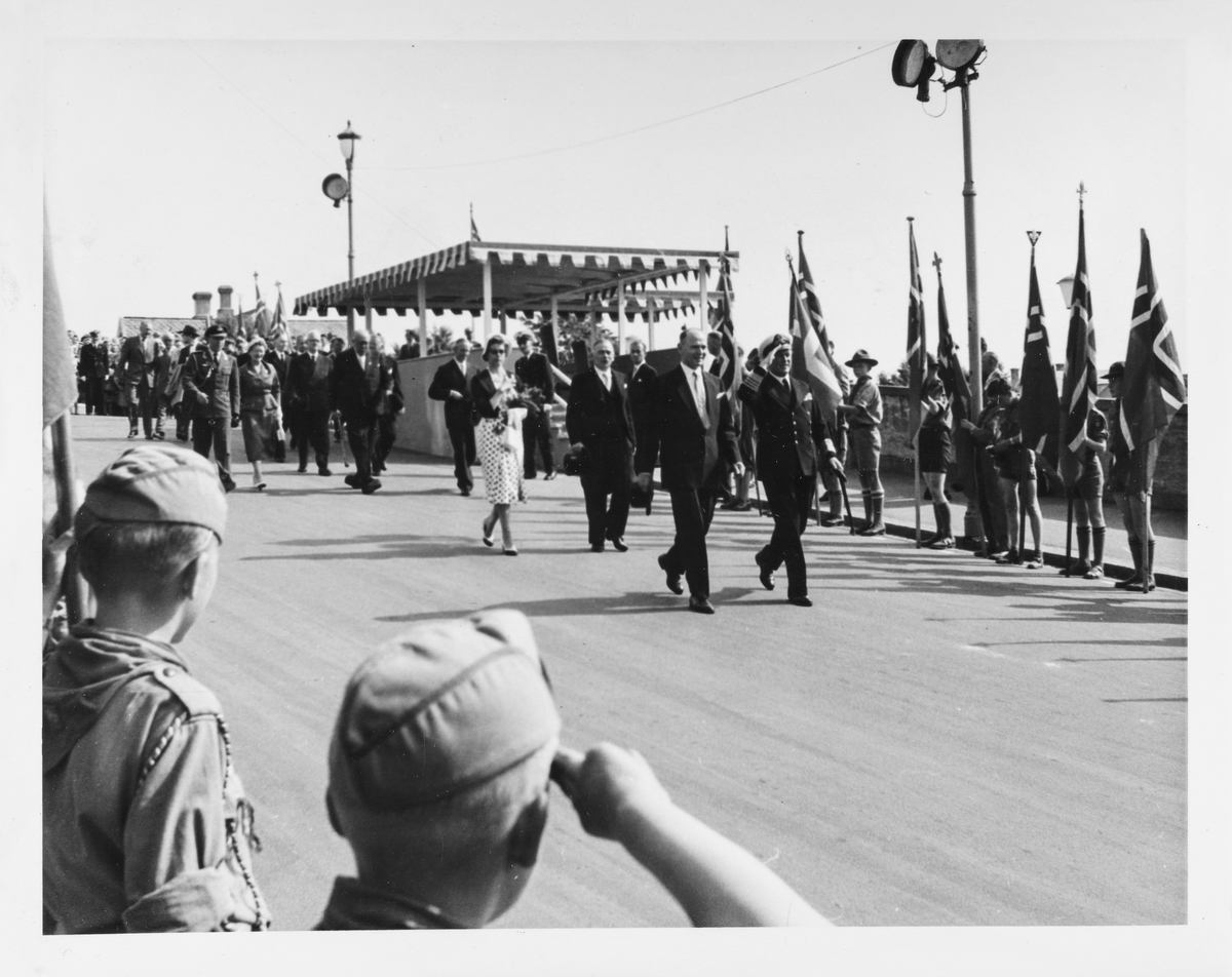 Kong Olav V.s signingsferd 27. juni 1958.