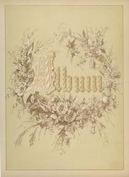 Fotoalbum huvudsakligen innehållande porträtt från 1870-80-talen föreställande officerare vid olika regementen.