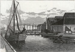 Fiskebryggen ved Sadelmakerhullet [papirkunst]