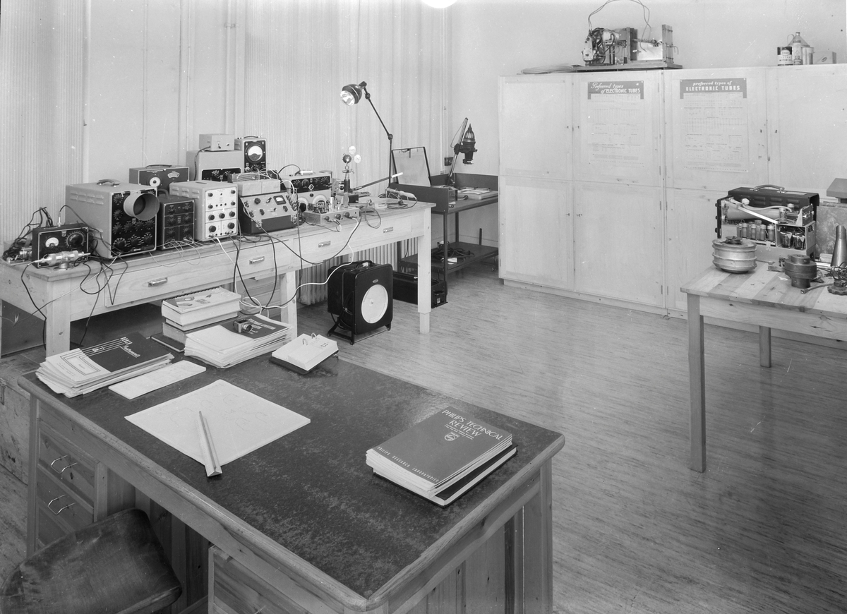 Laboratorium for forbrenningsmotorer, interiør