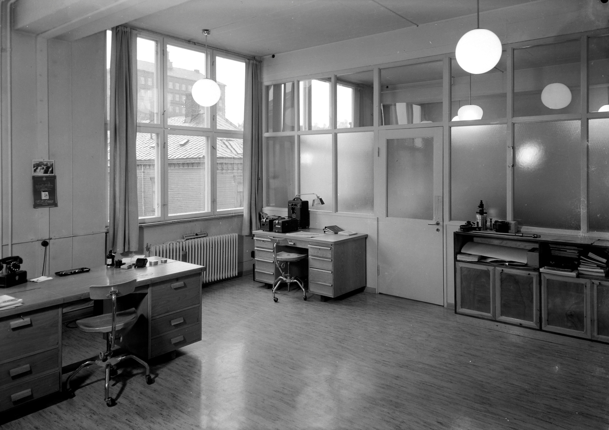 Laboratorium for forbrenningsmotorer, interiør