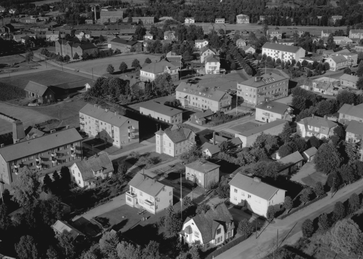 Flygfoto över Gislaved Jönköpings län. Nr R 1797