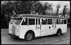 Göteborgs Spårvägar Aktiebolag, stadsbuss årsmodell 1935 trafikerade linje E, Gusta Adolfs torg - Friggagatan.