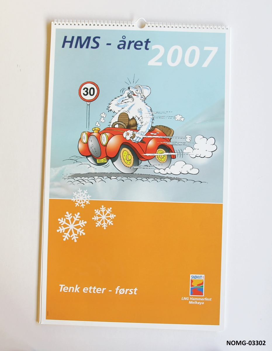 Situasjonsstudier fra arbeidslivet med en isbjørn.