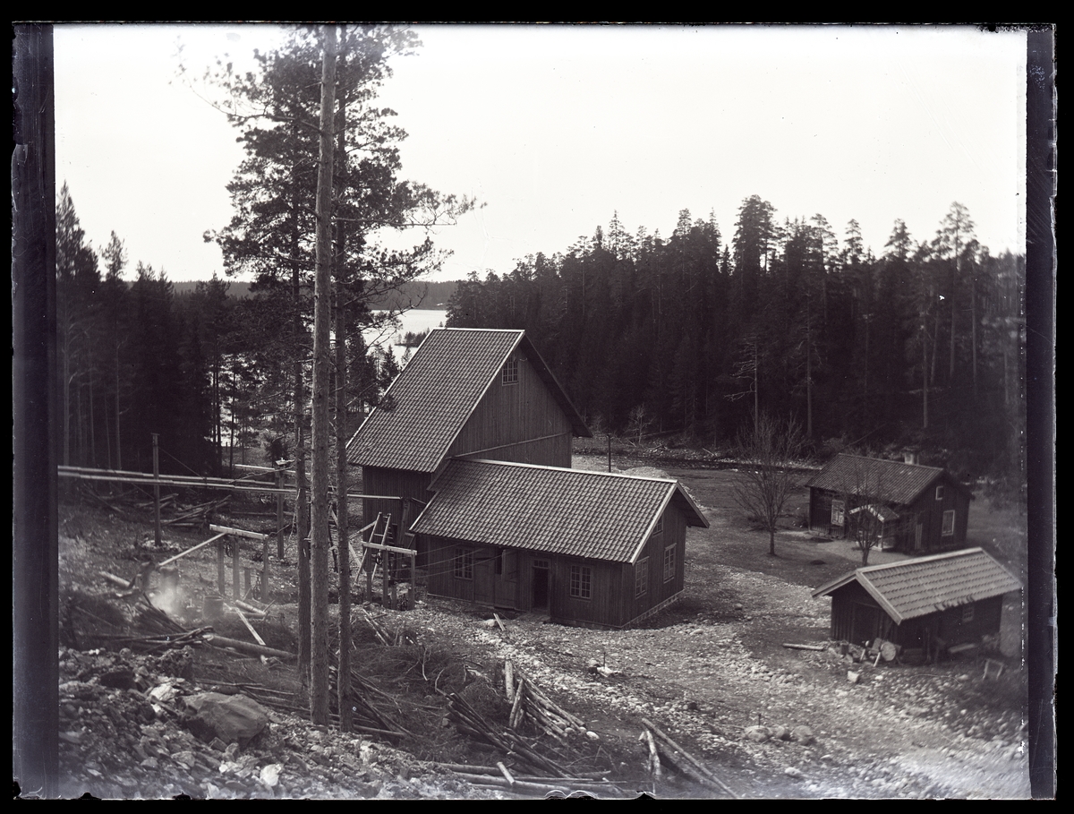 Byggnader på gruvområdet Källfallet, Riddarhyttan.