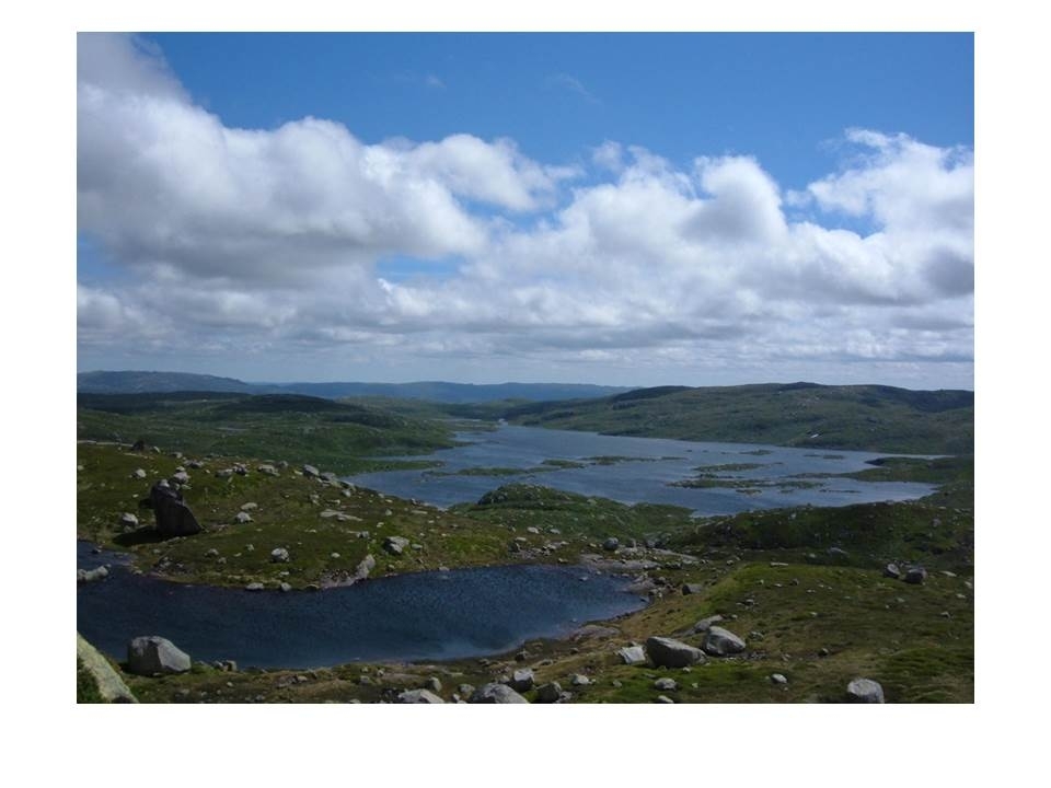 Microsoft PowerPoint presentasjon som presenterer "Jæren Smalalag". Bileta gir fakta om smalalaget, og viser nokre av lagets hytter og sauedrift i Setesdalsheiene.