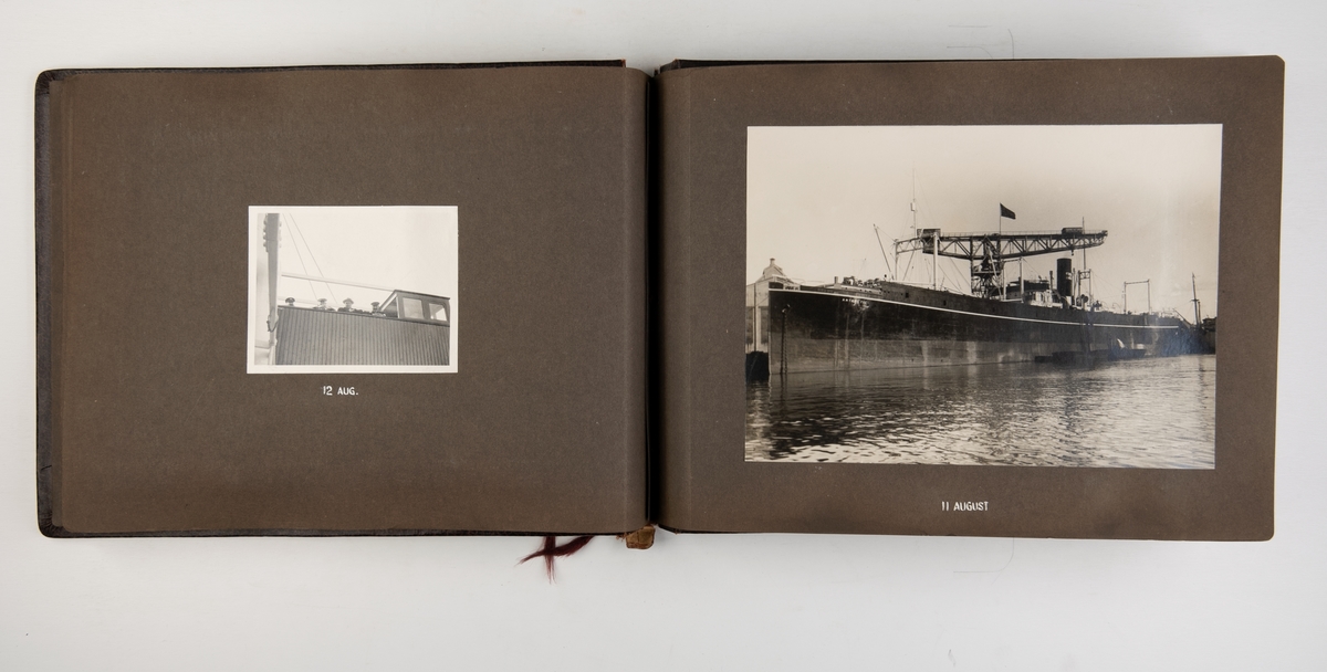 Fotoalbum med bilder av T/S 'Antarctic' ombygget ved A/S Akers Mek. Verksted.