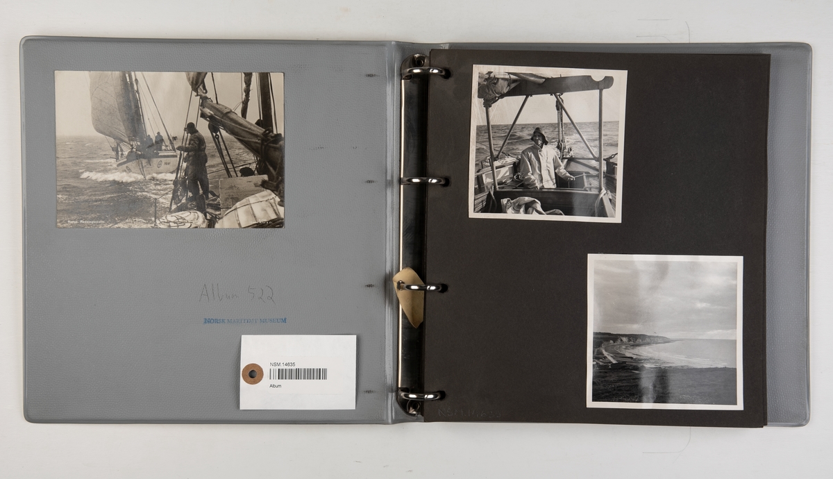 Album med fotografier fra ukjent sted (sannsynligvis Frankrike) i Europa