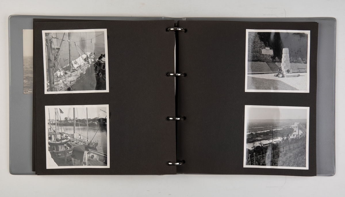 Album med fotografier fra ukjent sted (sannsynligvis Frankrike) i Europa