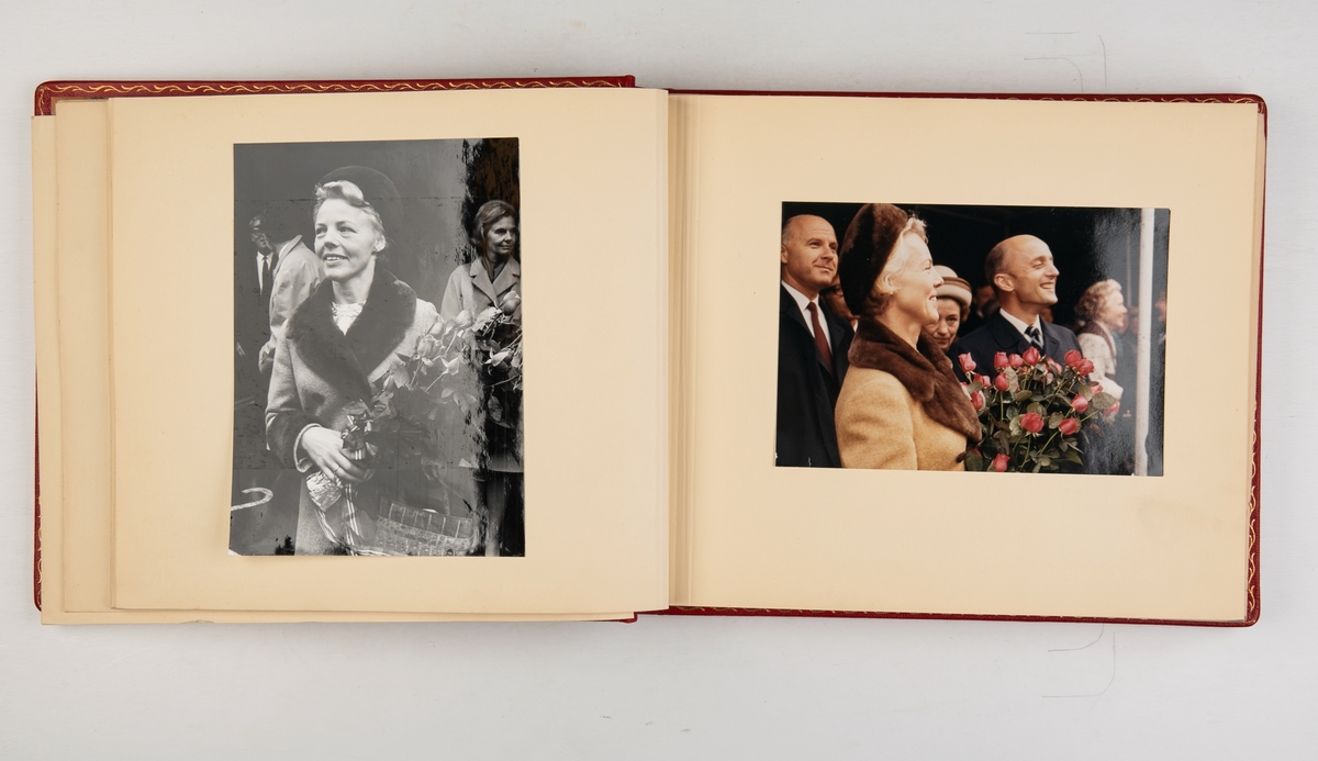 Album med fotografier av sjøsetting, dåp og overlevering av T/T 'Tabriz'.