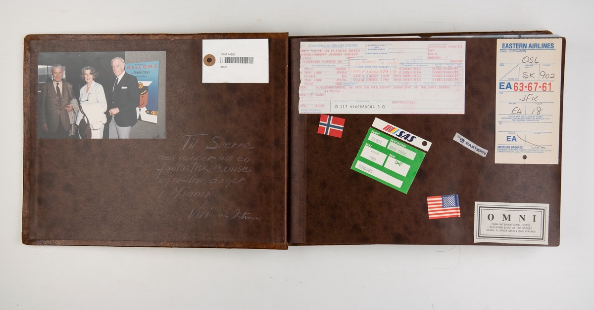 Album med fotografier fra cruise med 'Nordic Prince' i 1985. Cruise til Miami, Martinique og St. Martin.