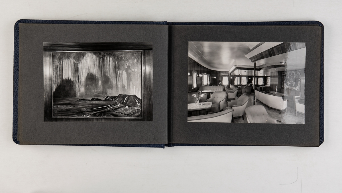 Album med fotografier av m/s 'Nordlys' fra 1951.