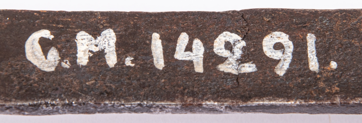 Kafferostare av metall. Handtaget kolnat. Från senare delen av 1800-talet.