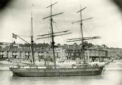 Bark 'Fraternitas' (b.1871, Gjømle værft (Nils Ribe), Fjære,