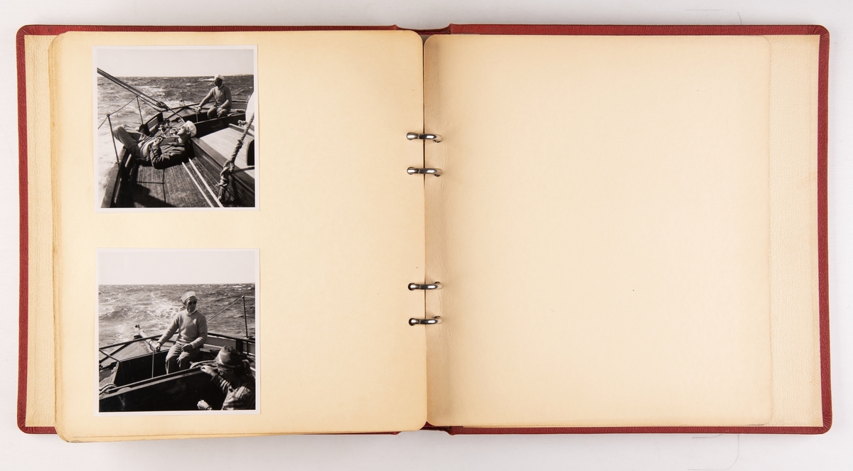 Fotoalbum etter Kjell Bøe. Inneholder blant annet bilder av skøyten 'Godbonden' (b.1954)