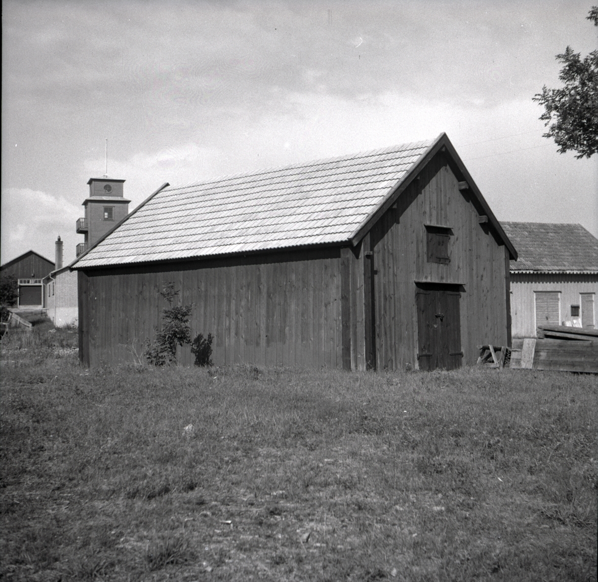 Misterhultsboden i Figeholm, med liggande panel och brygga.