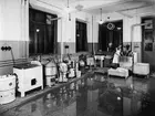Tvättlaboratoriet inrättat under år 1944.