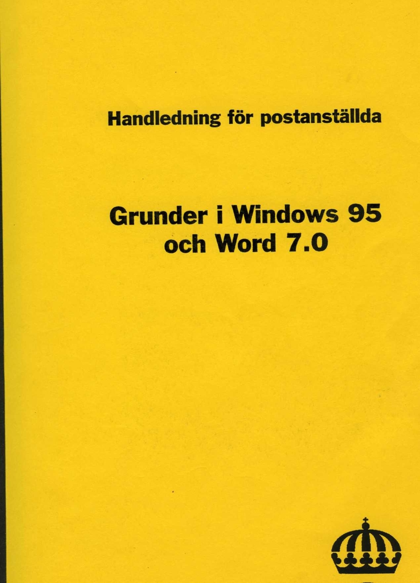IBM Aptiva hemdator. 

Centralenhet: IBM Aptiva. Minitower. Märkt "Posten Inventarie Nr. 6046"
Skärm: IBM. Modell: 2262-015. Tillverkningsdatum: 1996-04
Tangentbord: IBM Modell: KB-8926. Tillverkningsdatum: 1996-09
Högtalare: IBM.2 st. 
Mus IBM.

Disketter och CD-skivor med program samt manualer och kringdokumentation.