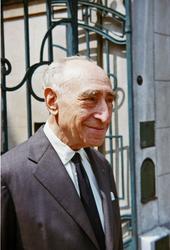 Bildet forestiller Adolfo Morpurgo (1889- 1972) - eier til d