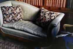 Canapé som sto i Frederic Chopins hjem i Paris og som senere