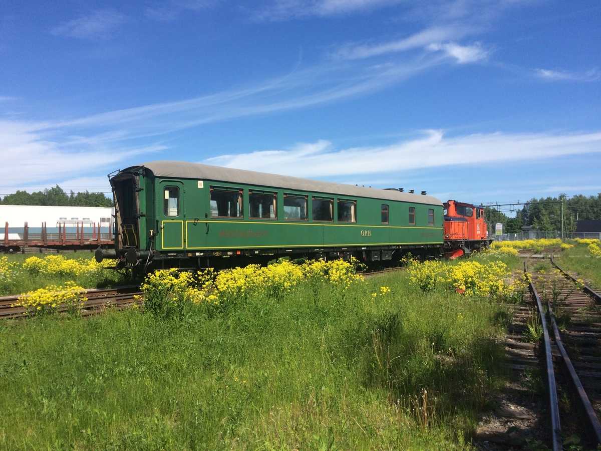 OKB BCort 73. F.d. littera SJ Ro2b 2982.
Insvängda gavlar efter tysk förebild. Vagnen har kvar sina dragspelsbälgar.
Grönmålad stålvagn.
Boggier modell 07F

40 platser i salong.