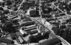 Flygfoto över Värnamo, Jönköpings län. Nr: 310/1957