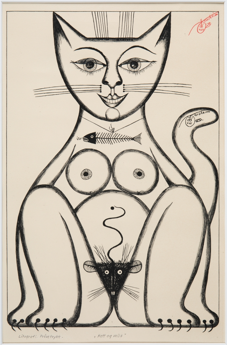 Katt og mus [Grafikk]