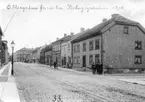 Östra Storgatan i Jönköping mot öster från Bolagsgränd.