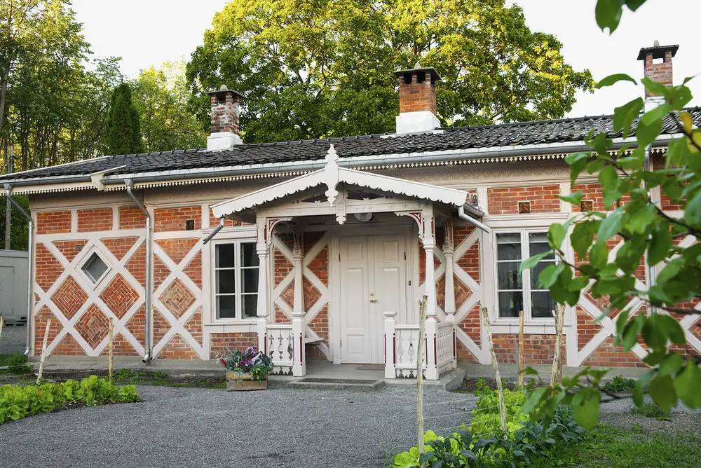 fasaden på gartnerboligen på Gartneriet. 