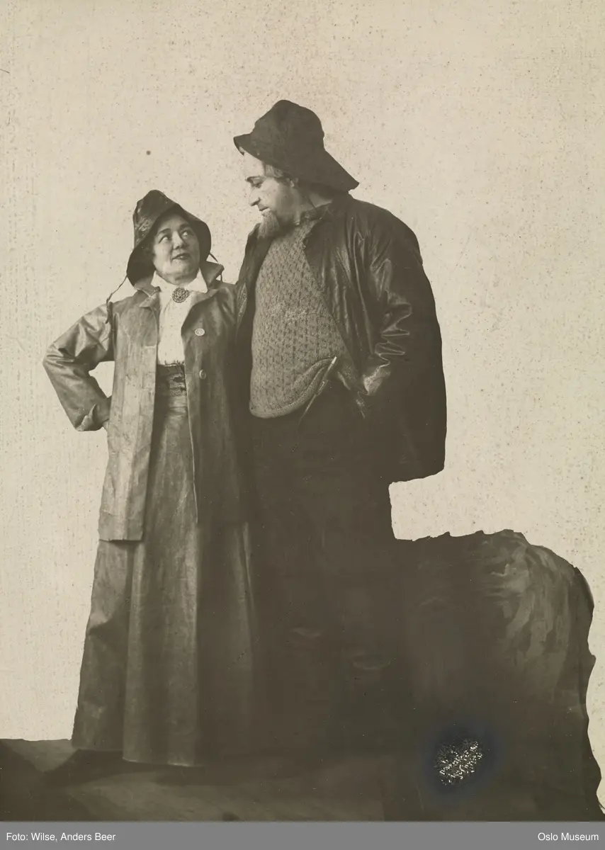 Fahlstrøms Teater, forestilling, "Terje Vigen" av Henrik Ibsen, mann, kvinne, skuespillere, kostymer