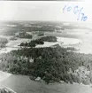 Lundby sn.
Flygfoto över Berghagen fornborg från sydväst.