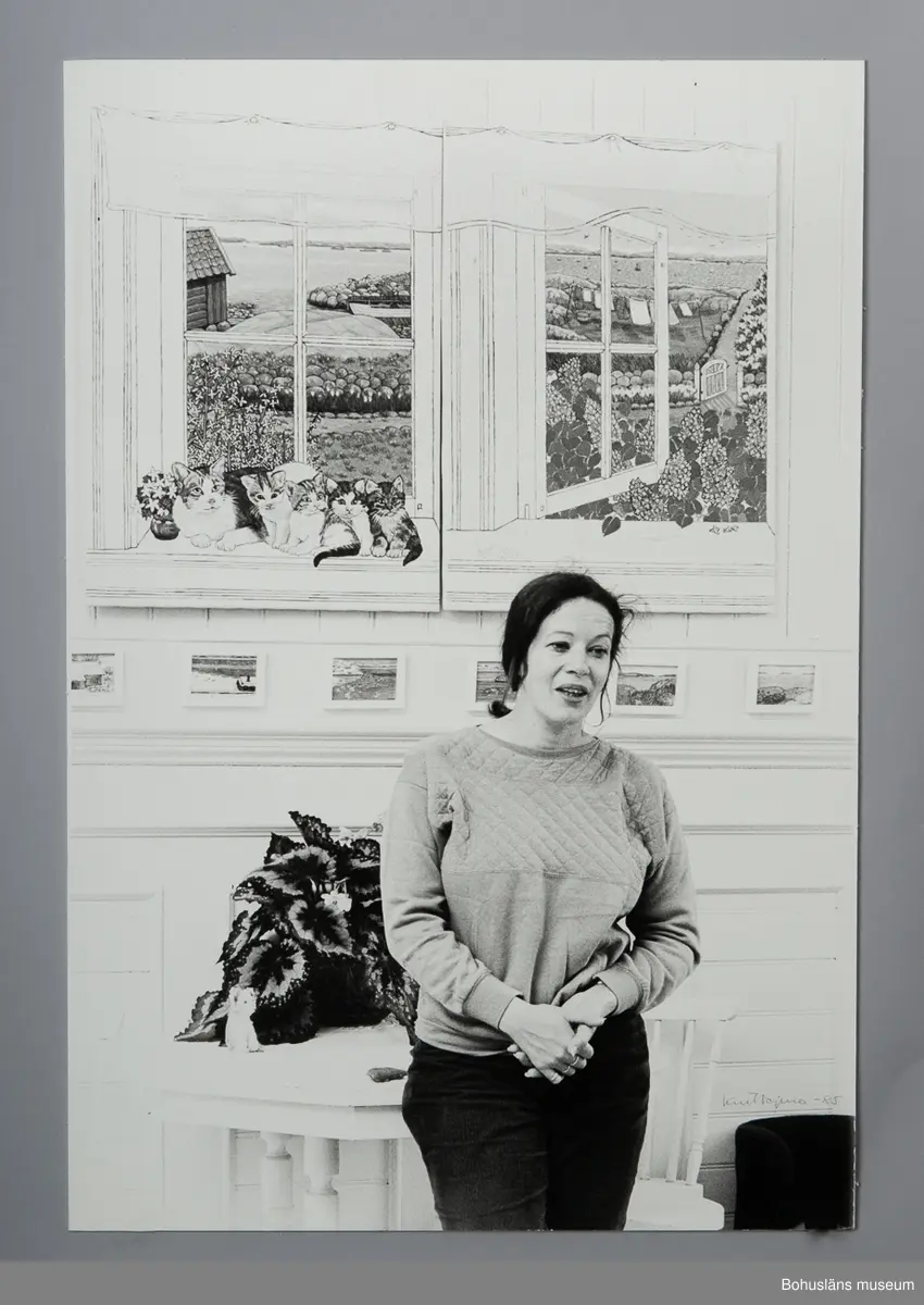 Fotografiskt porträtt Nanna-Kristina Jonsson (1948 - 2014)
