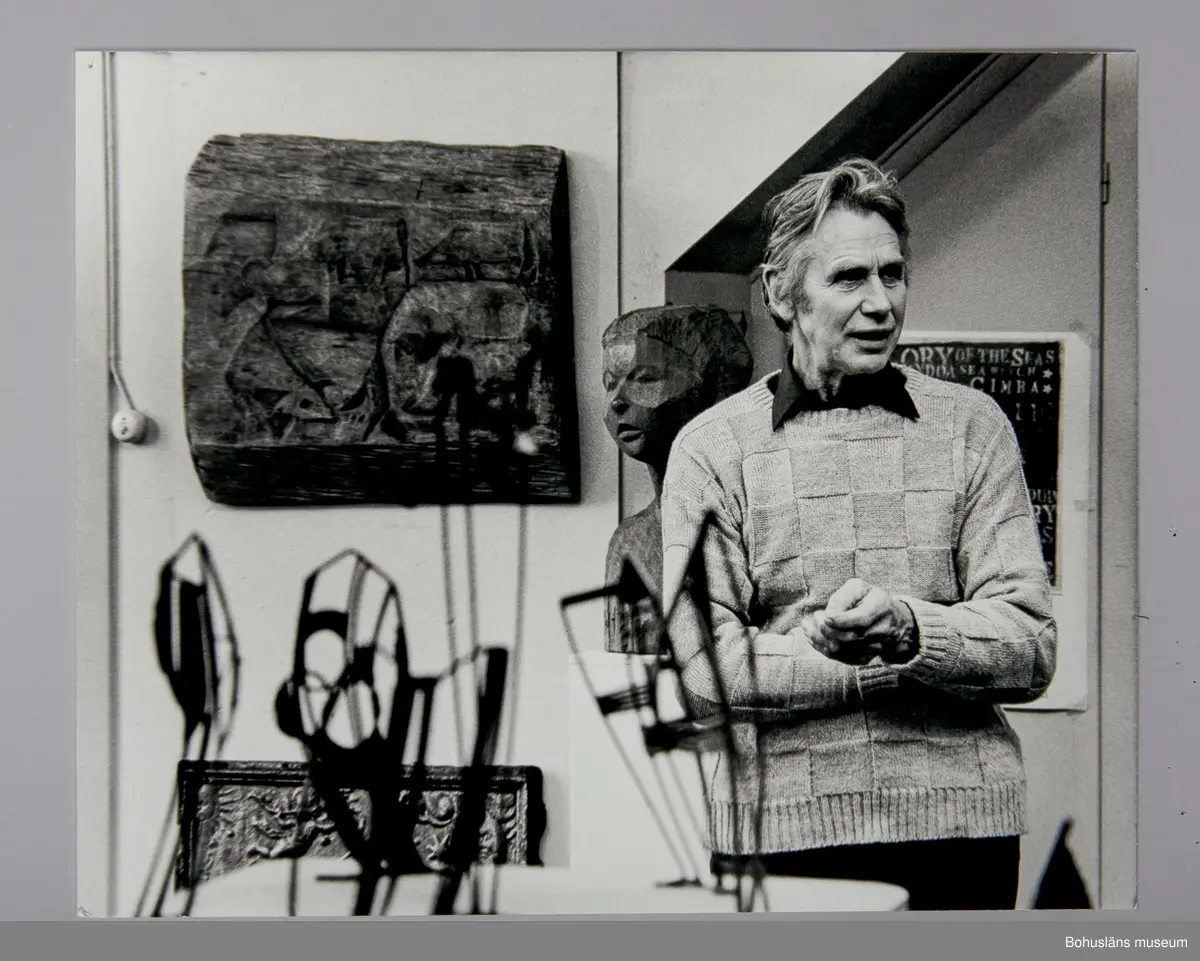 Fotografiskt porträtt Fred Leyman (1919-2004)