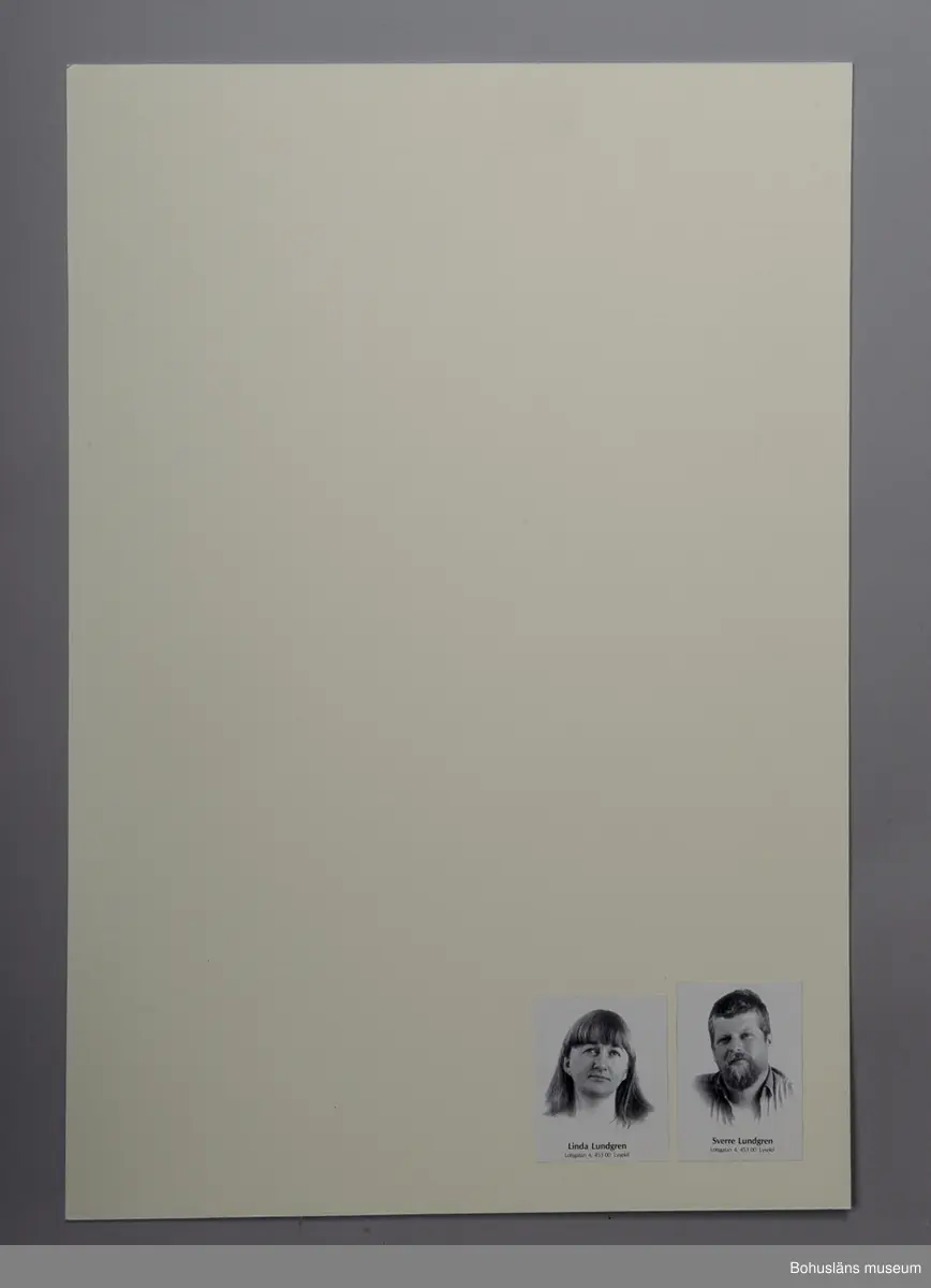 Fotografiskt porträtt Linda Lundgren, f. 1949 och Sverre Lundgren, f. 1946