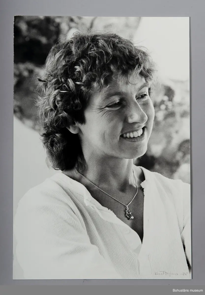 Fotografiskt porträtt Linda Mörner-Fröjd, f. 1953