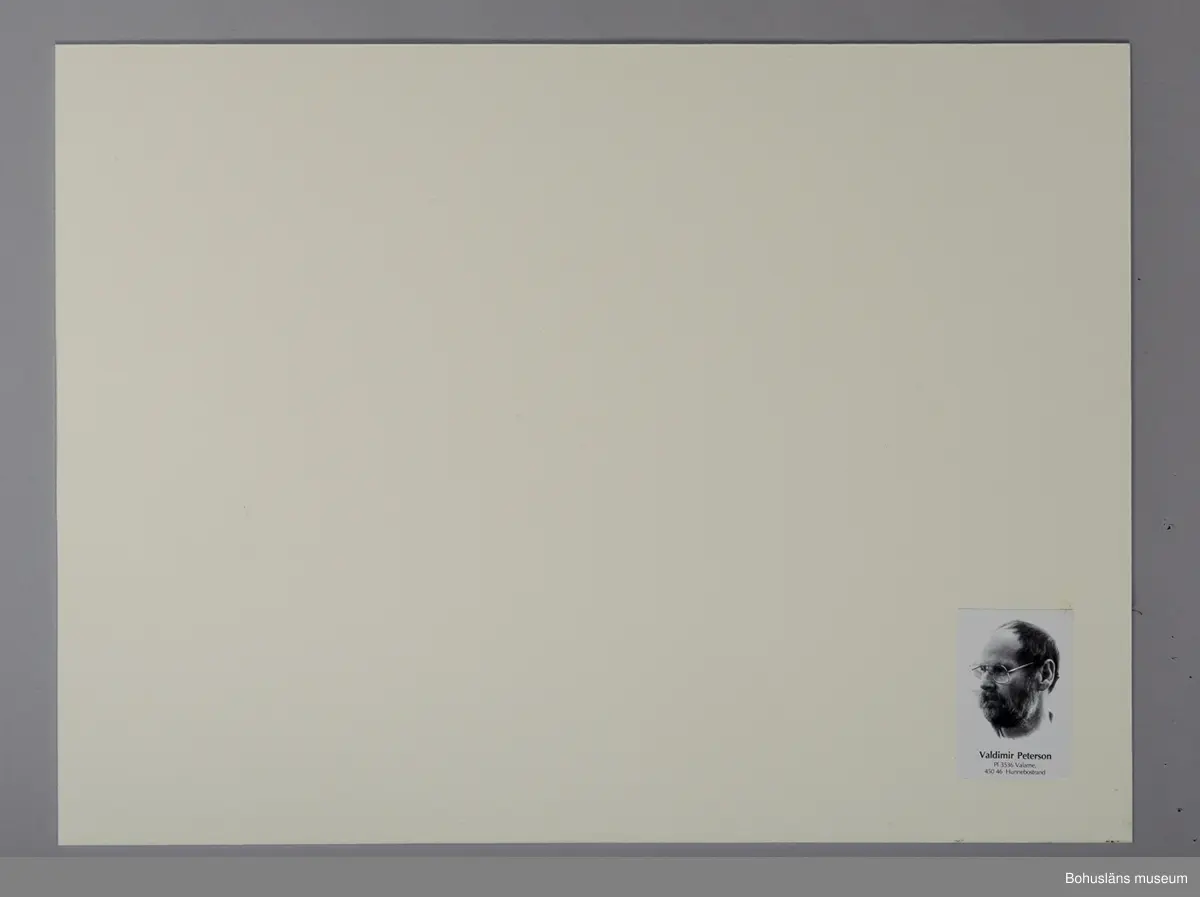 Fotografiskt porträtt Vladimir Petersson