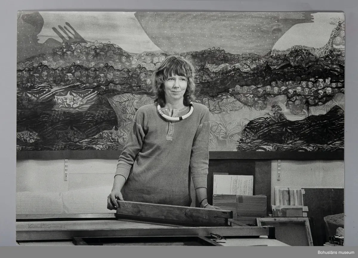 Fotografiskt porträtt Malin Sellman, f. 1943