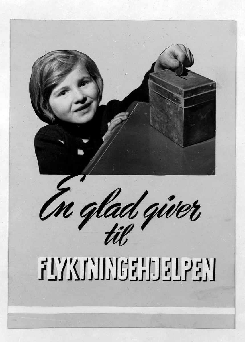 Flyktningehjelpen, plakat