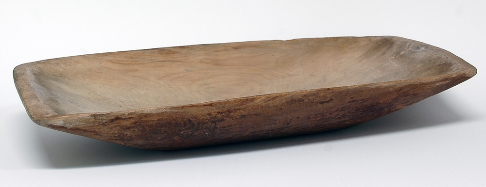 Mjölktråg av björk.