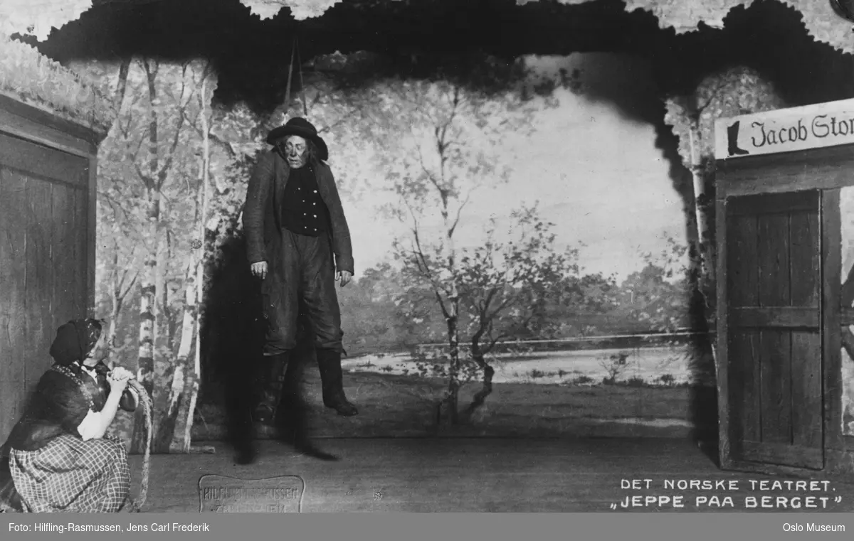 Det Norske Teatret, forestilling"Jeppe på berget", skuespillere, kostymer, scenografi